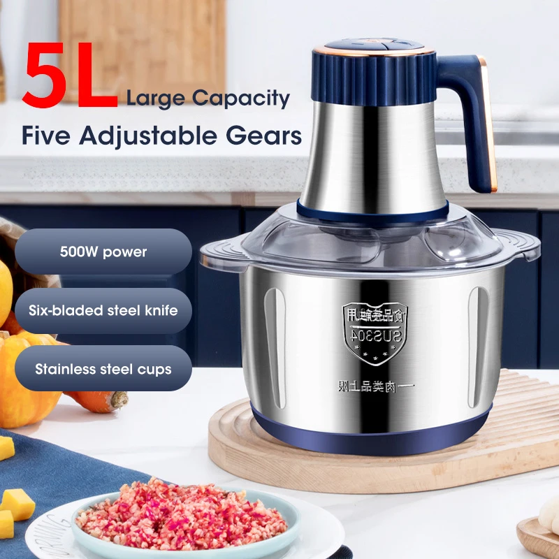 Baby Food With Meat - Picadoras de Carne Eléctricas de 5L,
