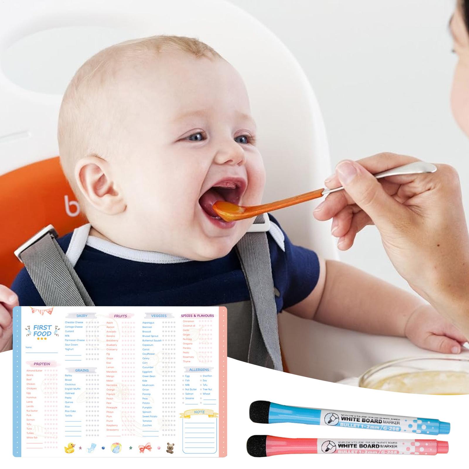 Baby Food Checklist - Lista de Comprobación Magnética de Alimentos