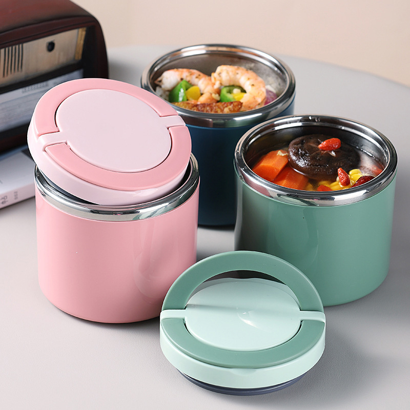 Baby Food Thermos - Lonchera Aislada al Vacío de Acero