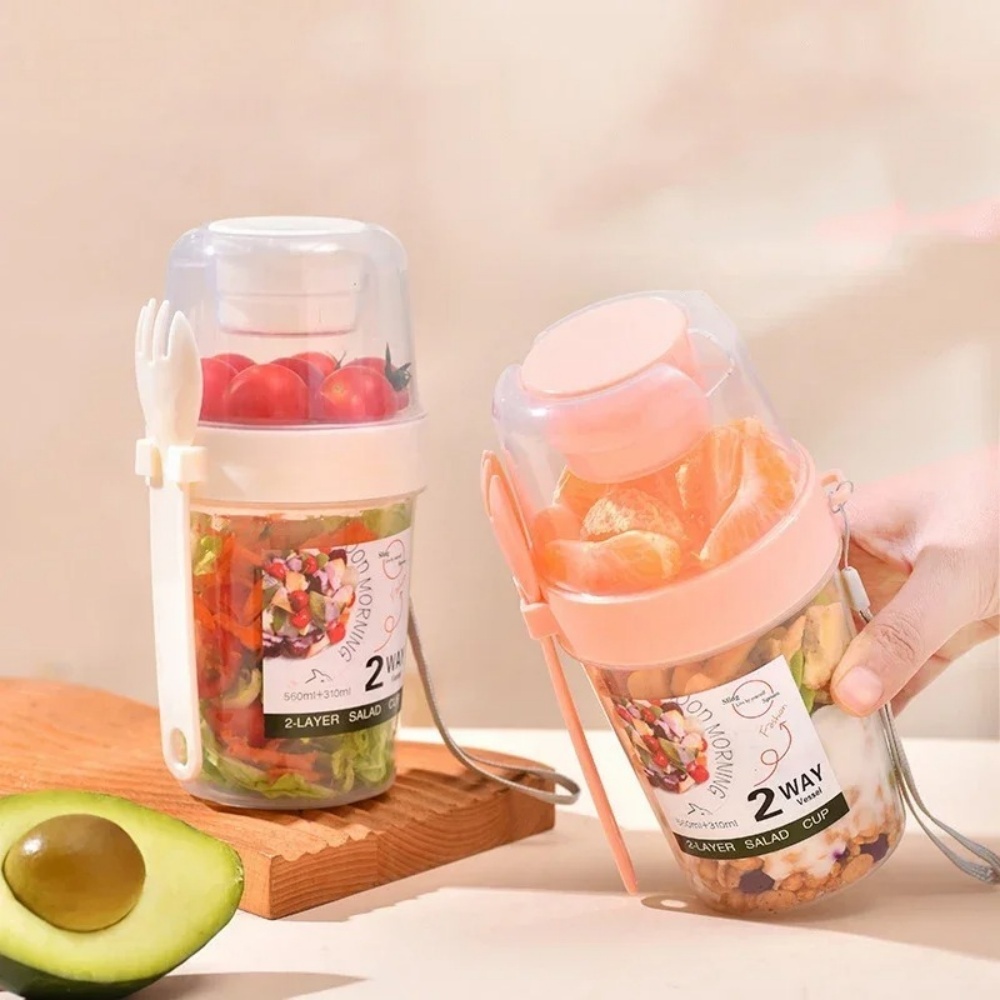 Taza de ensalada portátil, taz - Baby Food Thermos reseña y precio