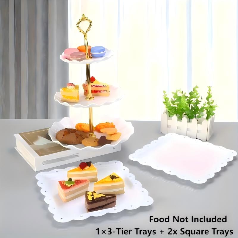 Juego de bandejas decorativas  - Baby Food Quantity reseña y precio