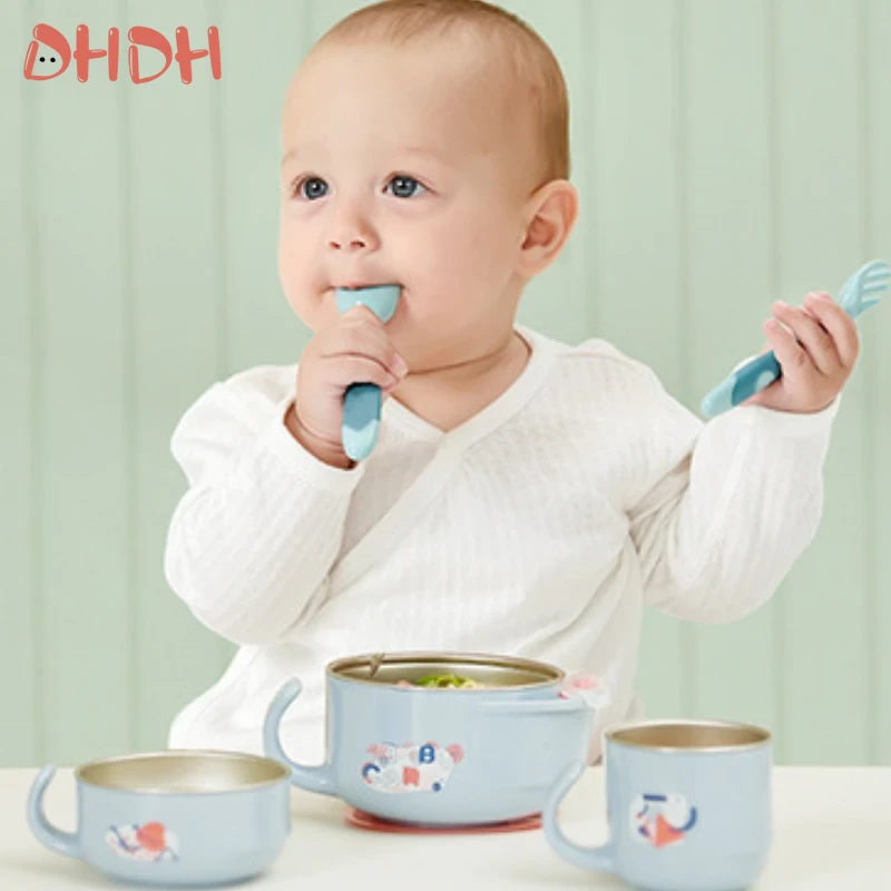 Juego de cuchara y tenedor par - Baby Food Kit reseña y precio