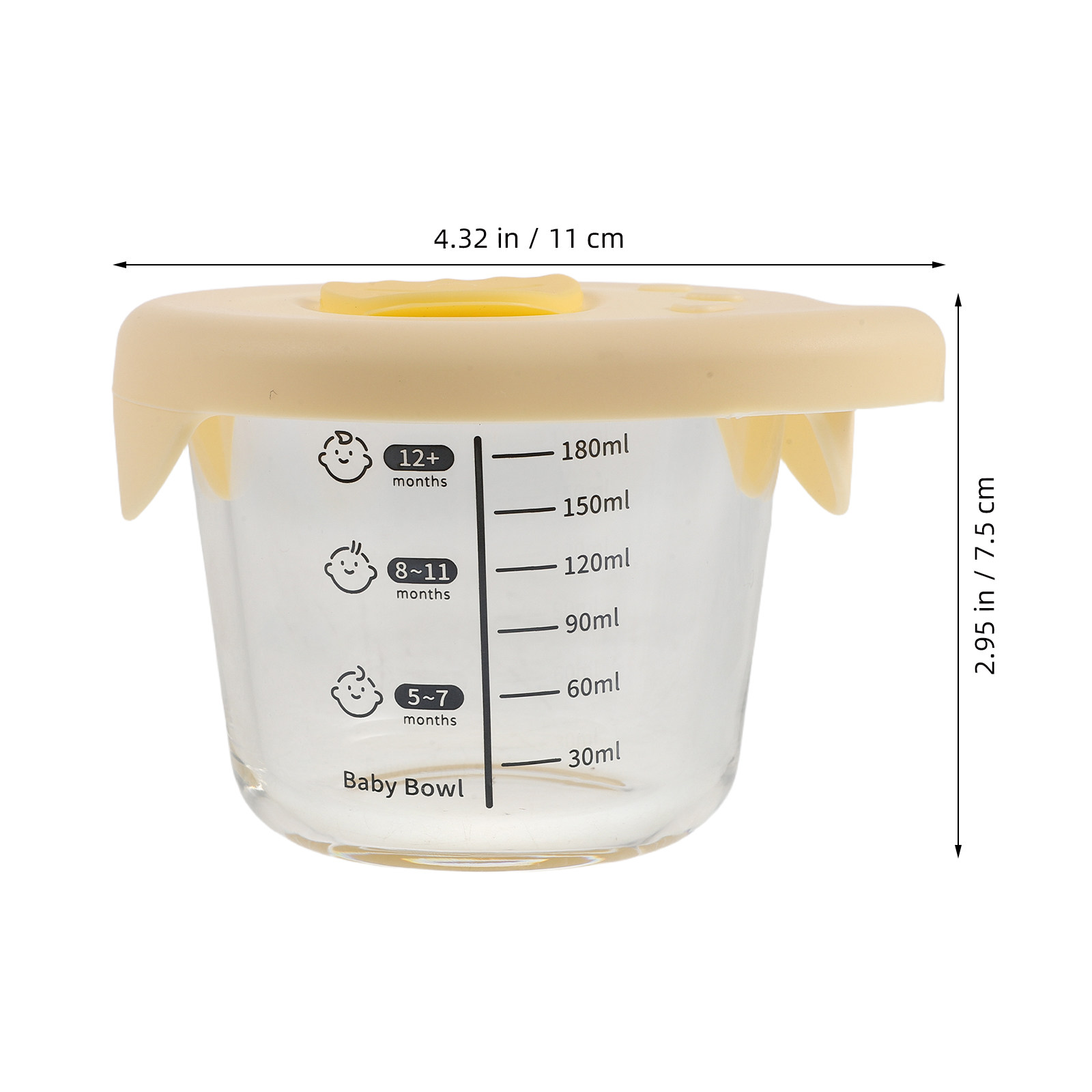 Recipientes de vidrio para alm - Baby Food Prep Containers reseña y precio