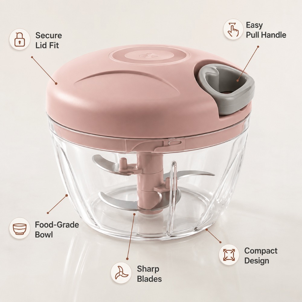 Picadora de ajo manual con cue - Baby Food With Meat reseña y precio