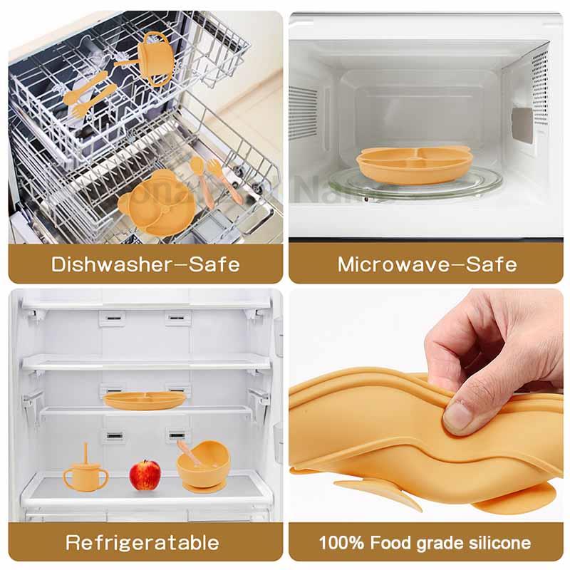 Juego de alimentación de silic - Baby Food Kit reseña y precio